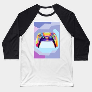 Playstation 5 Controller Wpap Pop Art Baseball T-Shirt